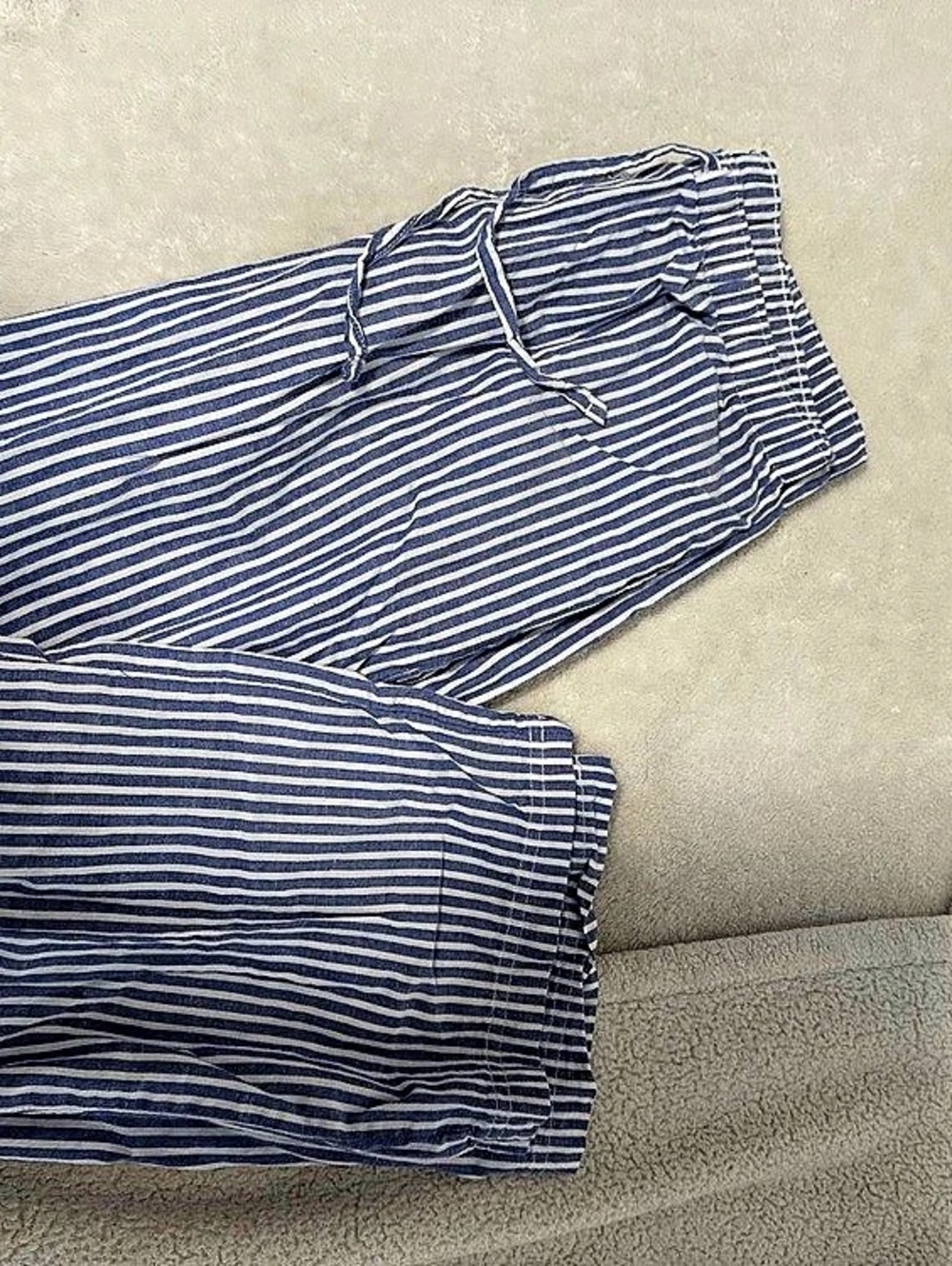 GapBody Striped Shorts in Blue & White Size XS